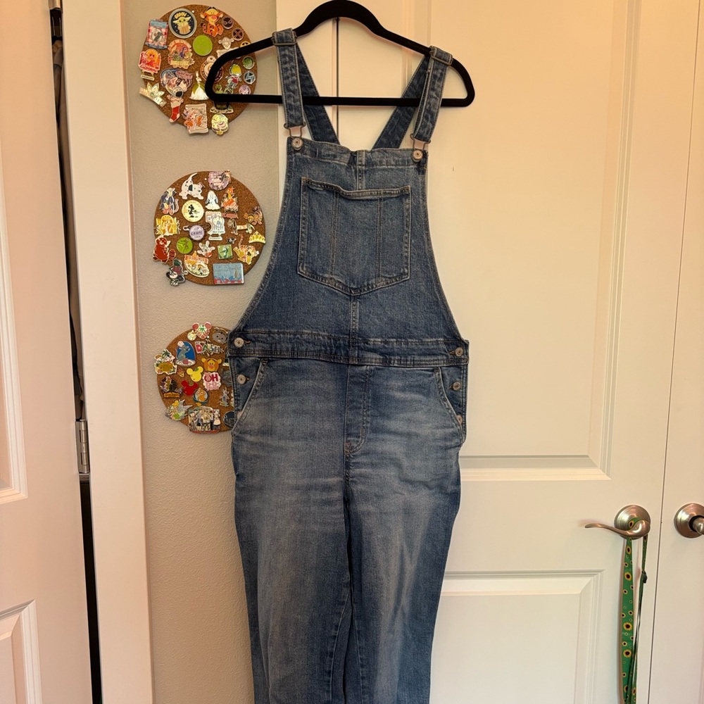 Old Navy Women's Blue Denim Overalls Jumpsuit